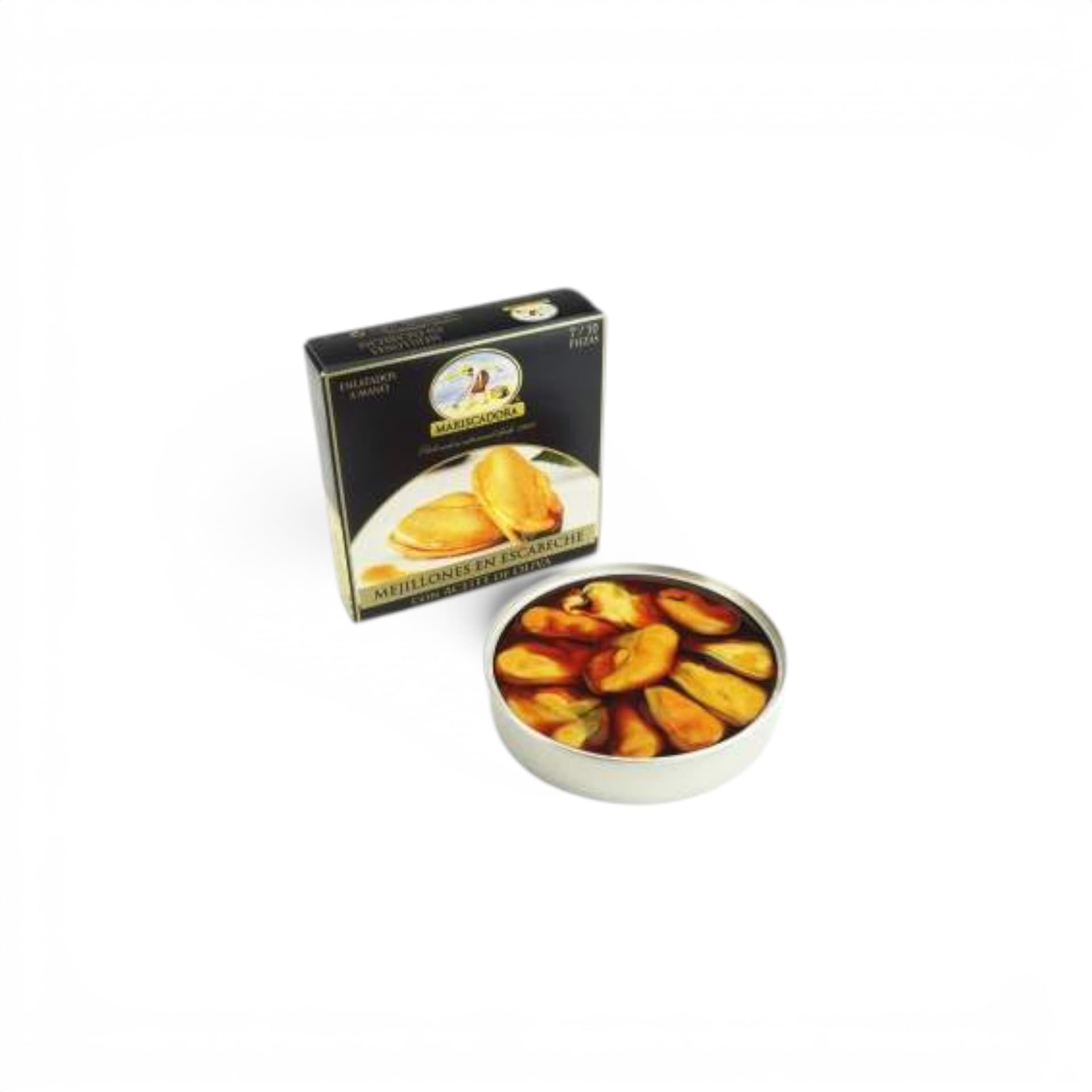 Mejillones en Escabeche 7/10 La Mariscadora — Gourmet & Especialidades — La Compania Gourmet